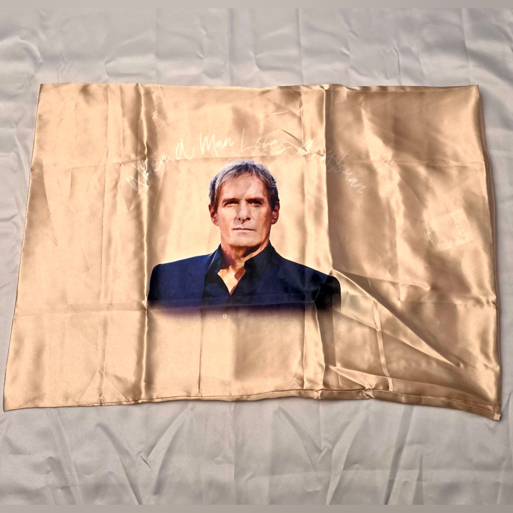 Michael Bolton Silk Pillow Case